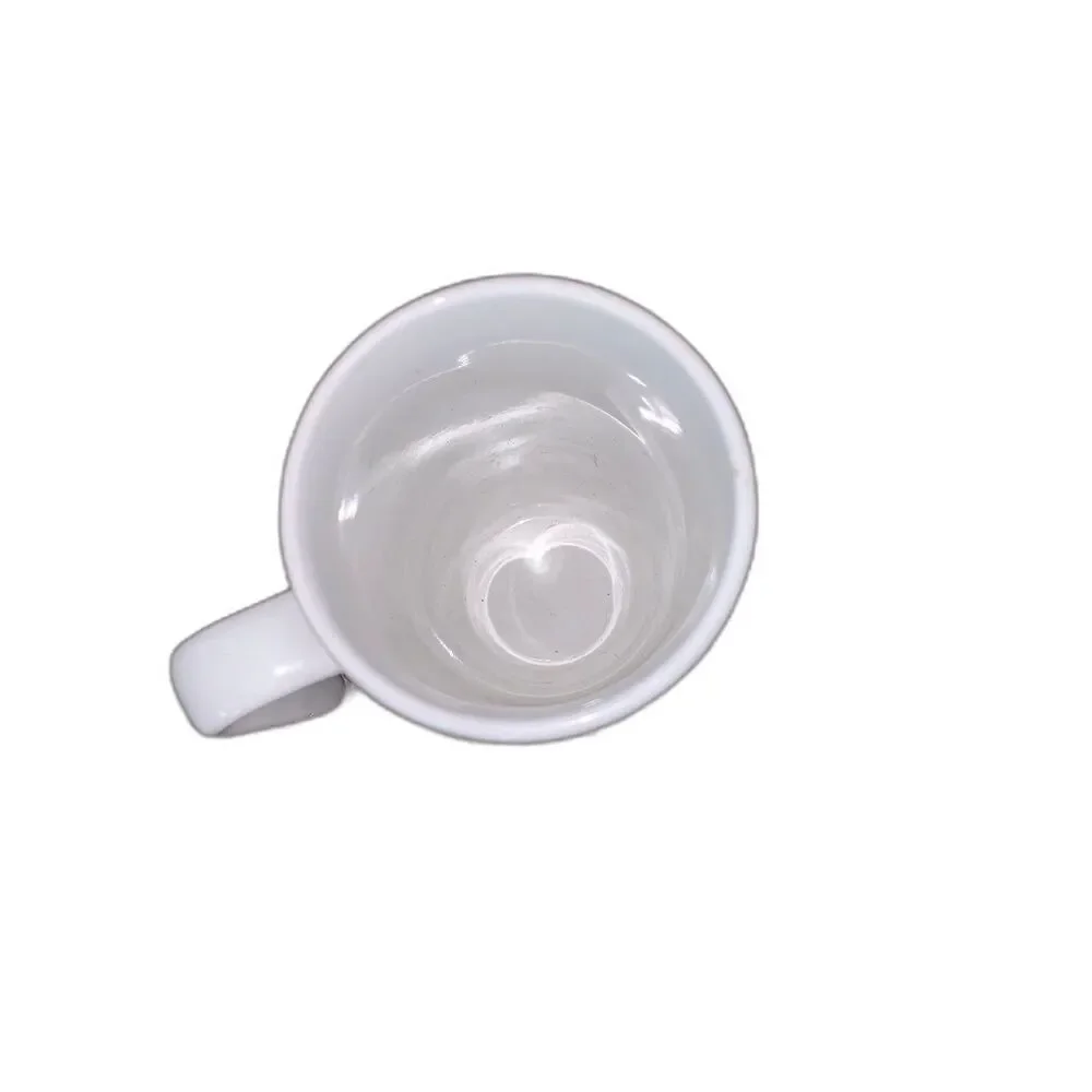 Starbucks 2007 9 oz White Coffee Mug Open Handle Siren Mermaid Logo